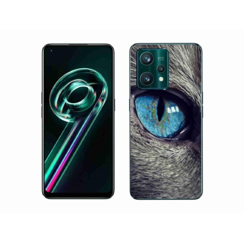 Gelové pouzdro mmCase na mobil Realme 9 Pro+ 5G - modré kočičí oko
