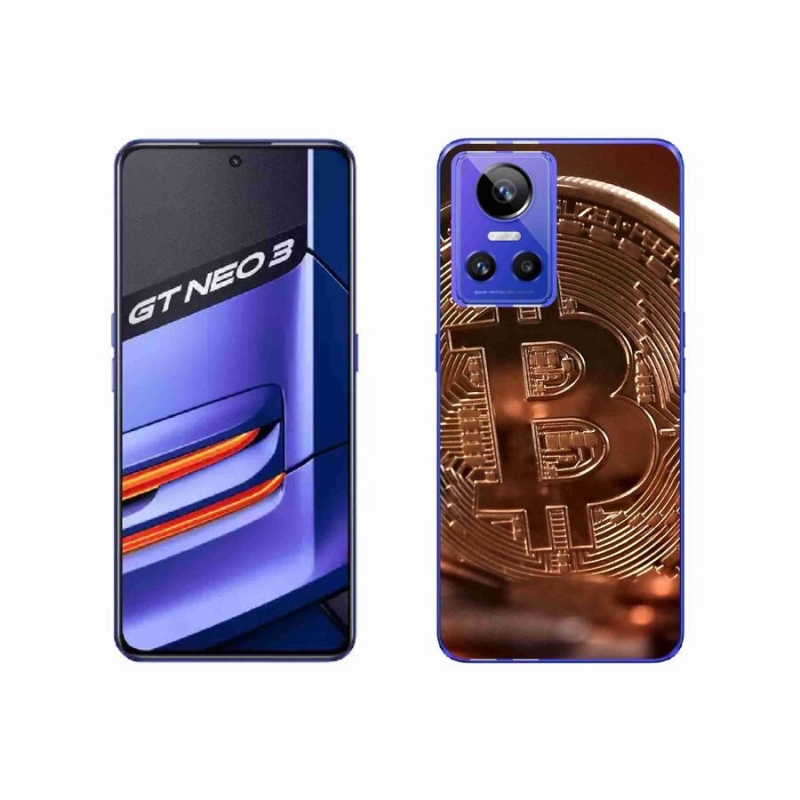 Gelové pouzdro mmCase na mobil Realme GT Neo 3 - bitcoin