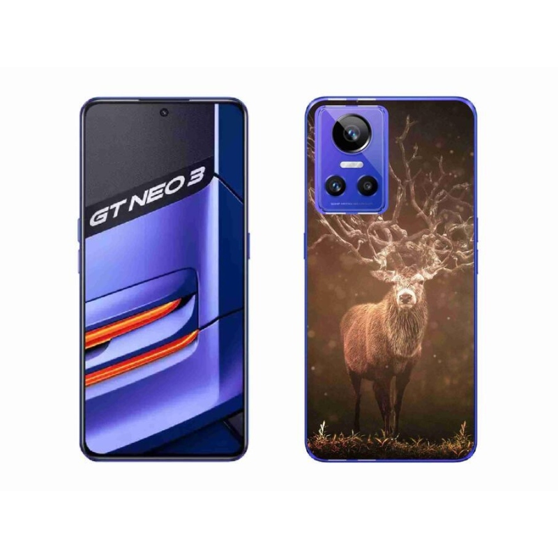 Gelové pouzdro mmCase na mobil Realme GT Neo 3 - jelen v záři