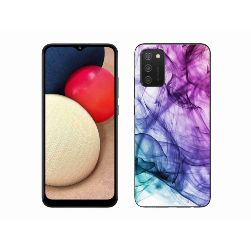 Gelové pouzdro mmCase na mobil Samsung Galaxy A02s (164.2x75.9x9.1mm) - abstraktní vzor