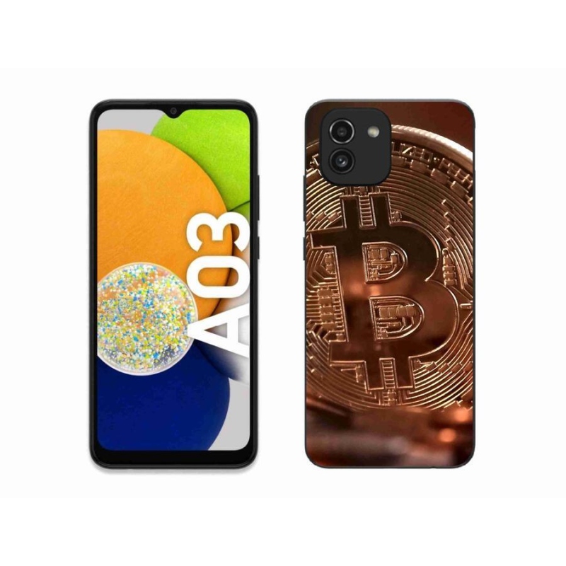 Gelové pouzdro mmCase na mobil Samsung Galaxy A03 - bitcoin