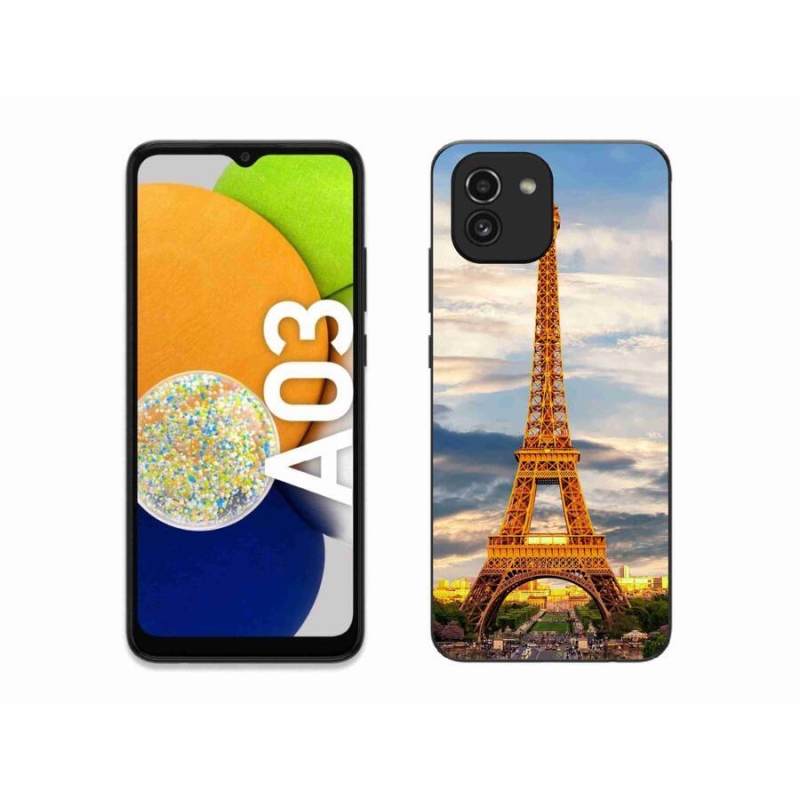 Gelové pouzdro mmCase na mobil Samsung Galaxy A03 - eiffelova věž 3