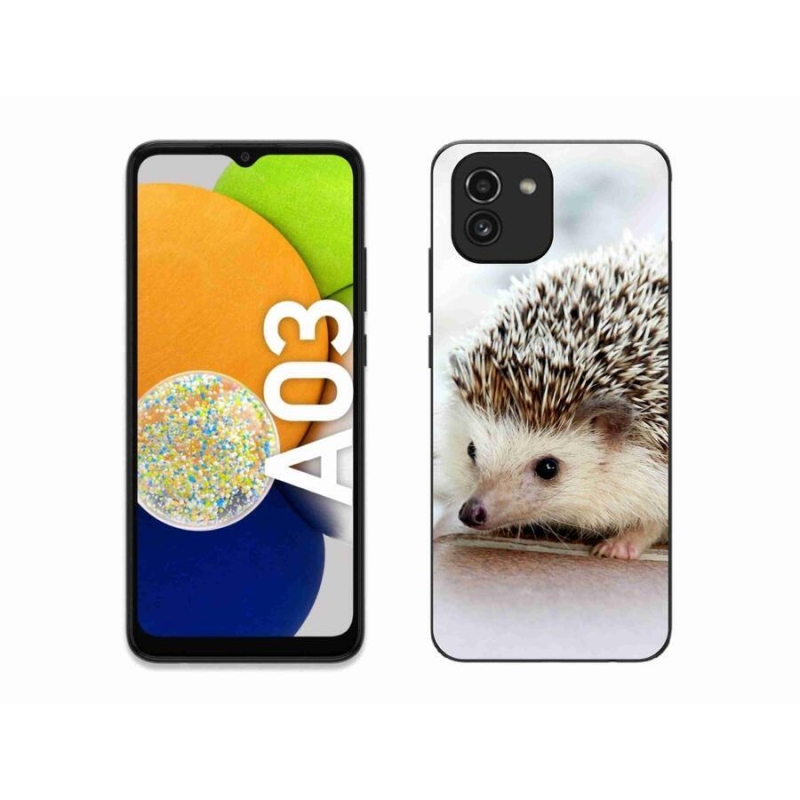 Gelové pouzdro mmCase na mobil Samsung Galaxy A03 - ježek