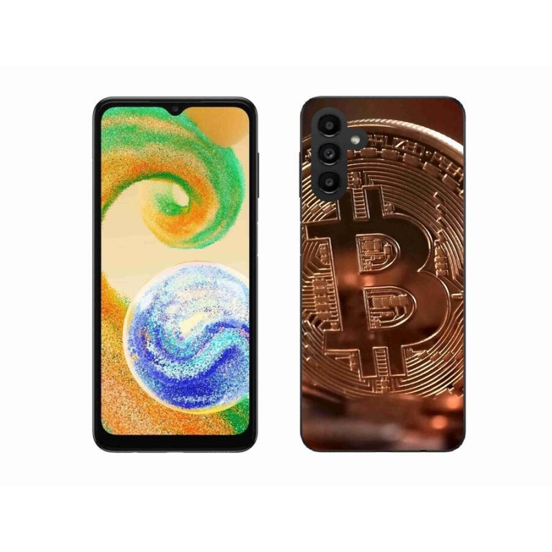 Gelové pouzdro mmCase na mobil Samsung Galaxy A04s (164.7x76.7x9.1mm) - bitcoin