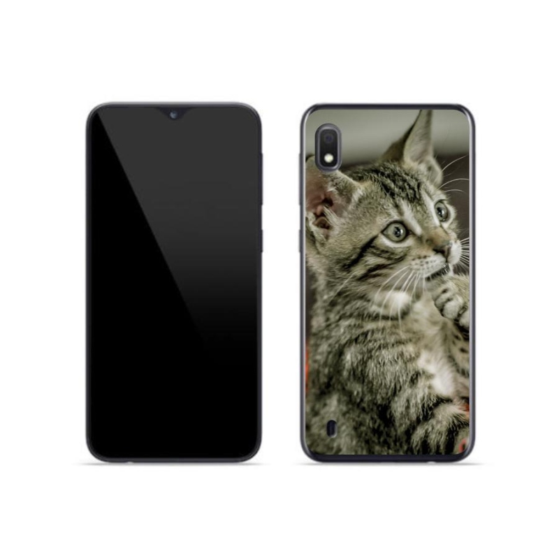 Gelové pouzdro mmCase na mobil Samsung Galaxy A10 - roztomilá kočka