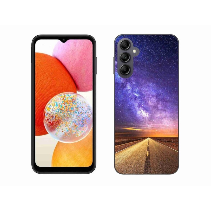 Gelové pouzdro mmCase na mobil Samsung Galaxy A14 4G/5G - americká silnice