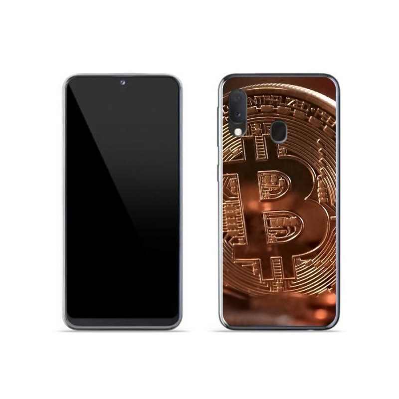 Gelové pouzdro mmCase na mobil Samsung Galaxy A20e - bitcoin