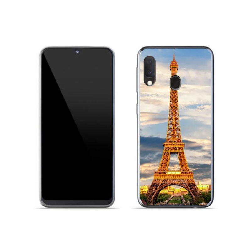Gelové pouzdro mmCase na mobil Samsung Galaxy A20e - eiffelova věž 3