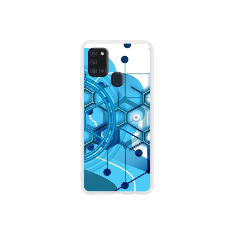 Gelové pouzdro mmCase na mobil Samsung Galaxy A21s - abstraktní vzor 2