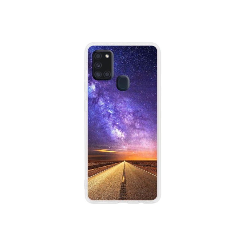 Gelové pouzdro mmCase na mobil Samsung Galaxy A21s - americká silnice