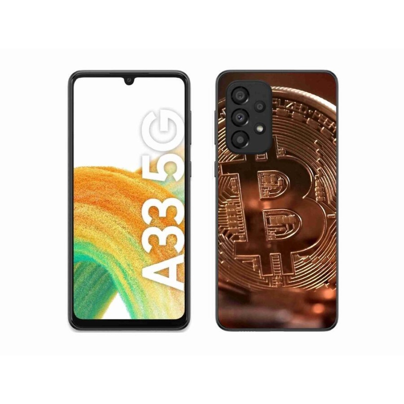 Gelové pouzdro mmCase na mobil Samsung Galaxy A33 5G - bitcoin