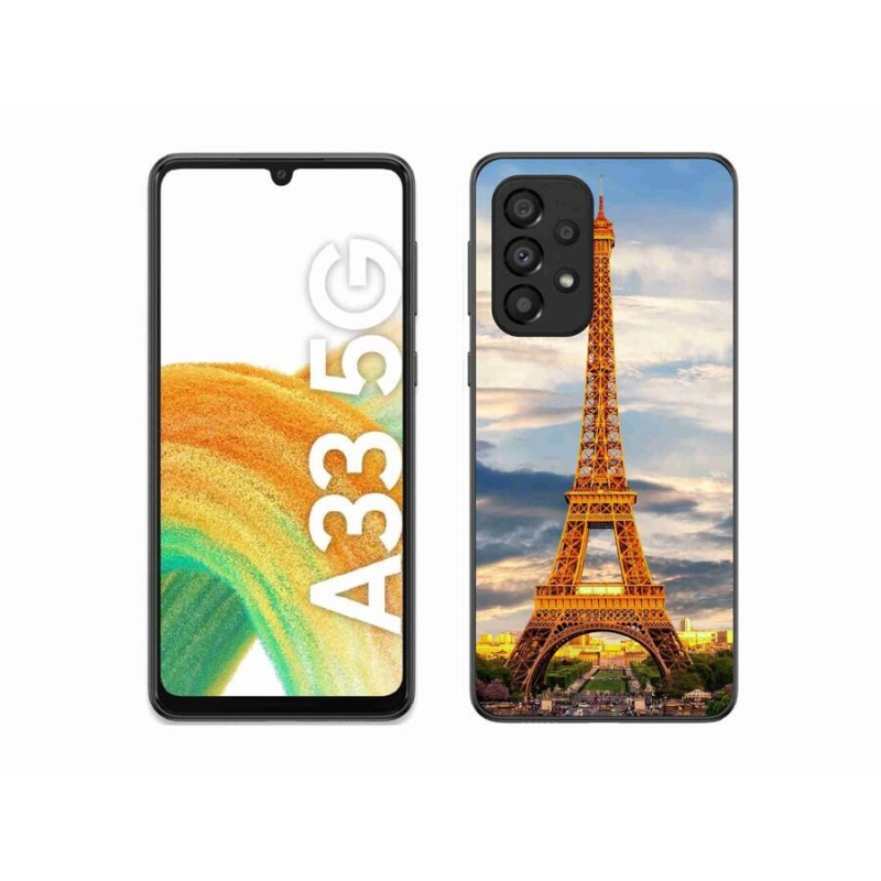 Gelové pouzdro mmCase na mobil Samsung Galaxy A33 5G - eiffelova věž 3