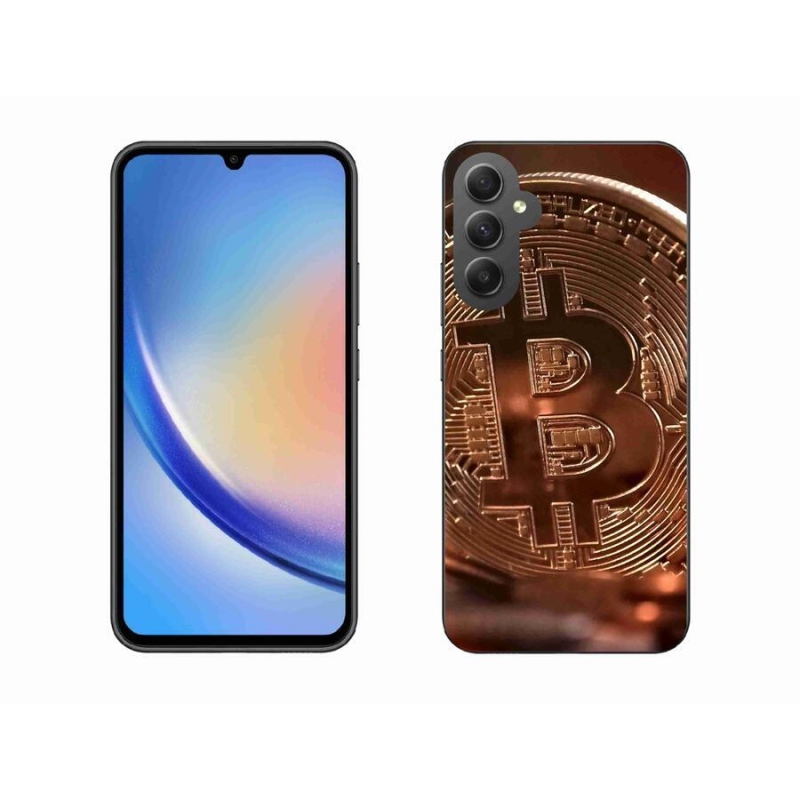 Gelové pouzdro mmCase na mobil Samsung Galaxy A34 5G - bitcoin