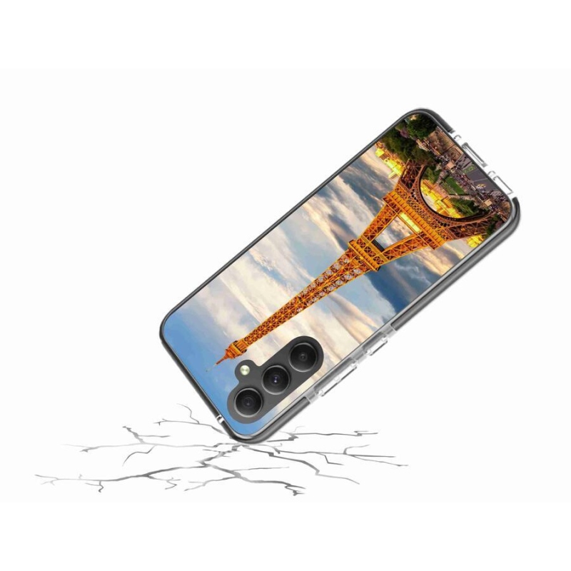 Gelové pouzdro mmCase na mobil Samsung Galaxy A34 5G - eiffelova věž 3