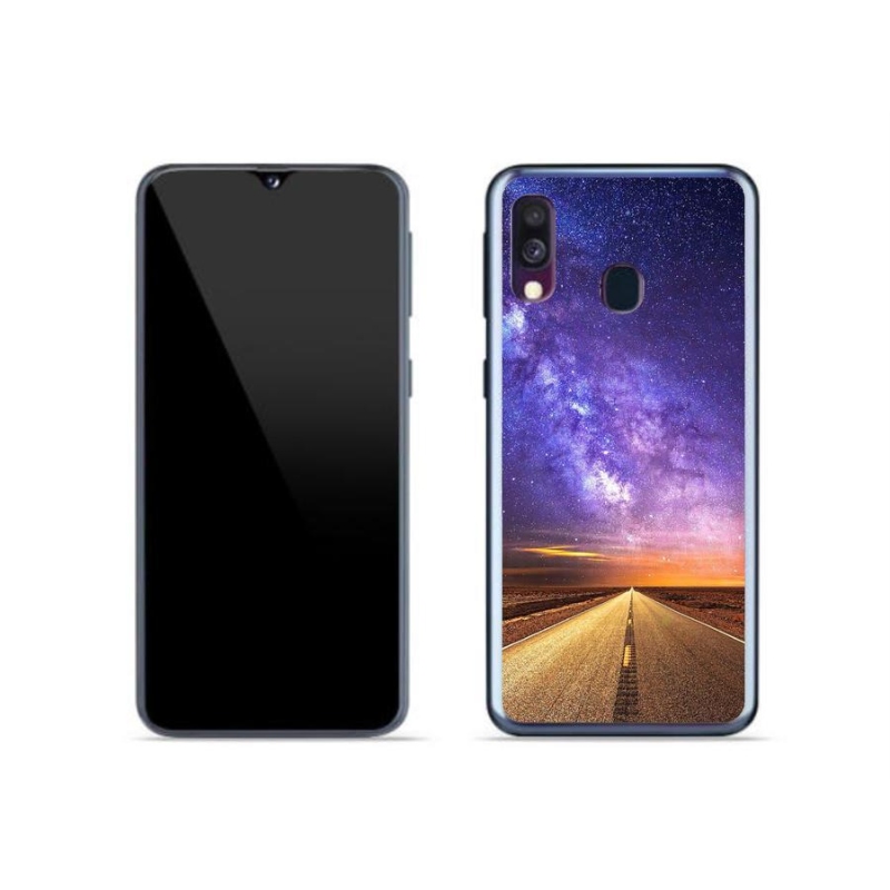 Gelové pouzdro mmCase na mobil Samsung Galaxy A40 - americká silnice