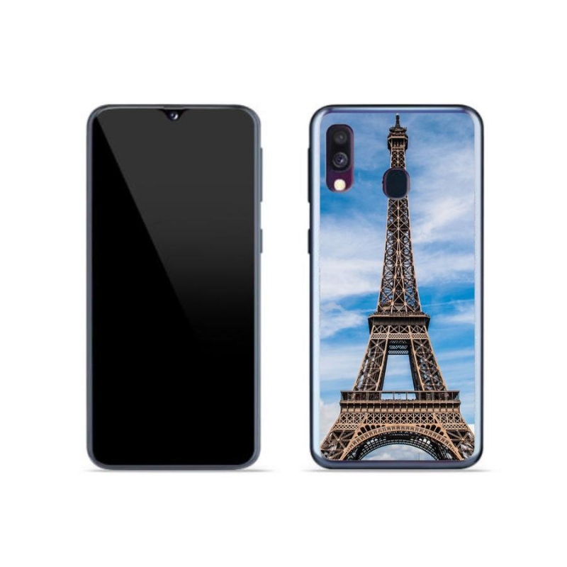 Gelové pouzdro mmCase na mobil Samsung Galaxy A40 - eiffelova věž 4