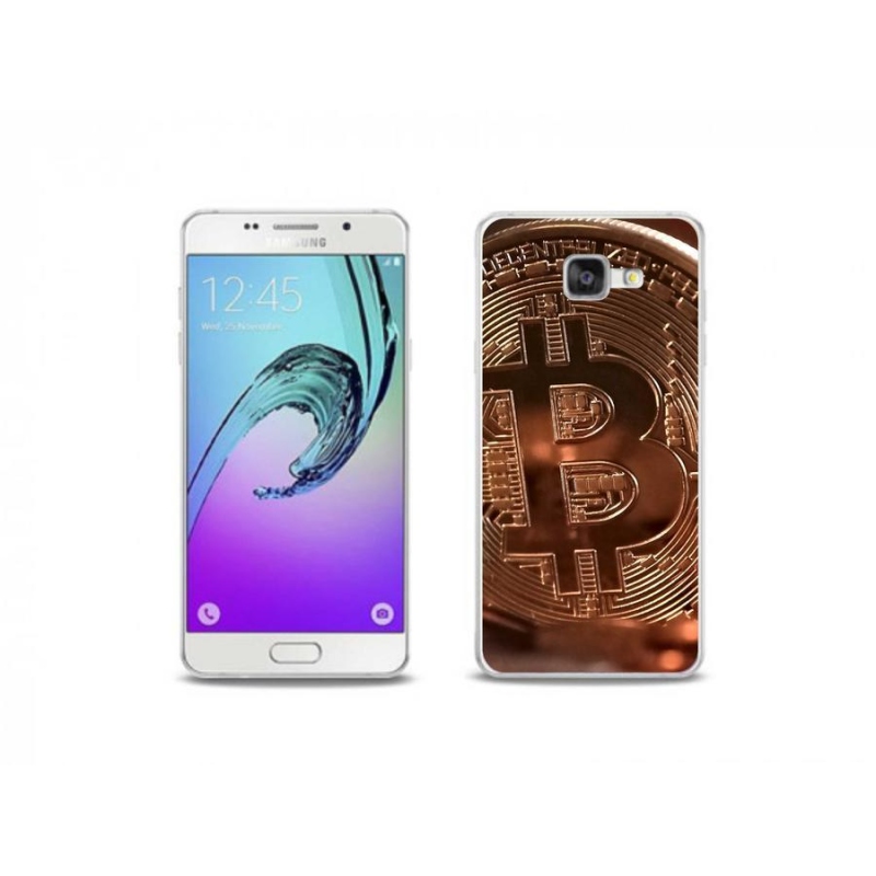 Gelové pouzdro mmCase na mobil Samsung Galaxy A5 (2016) - bitcoin