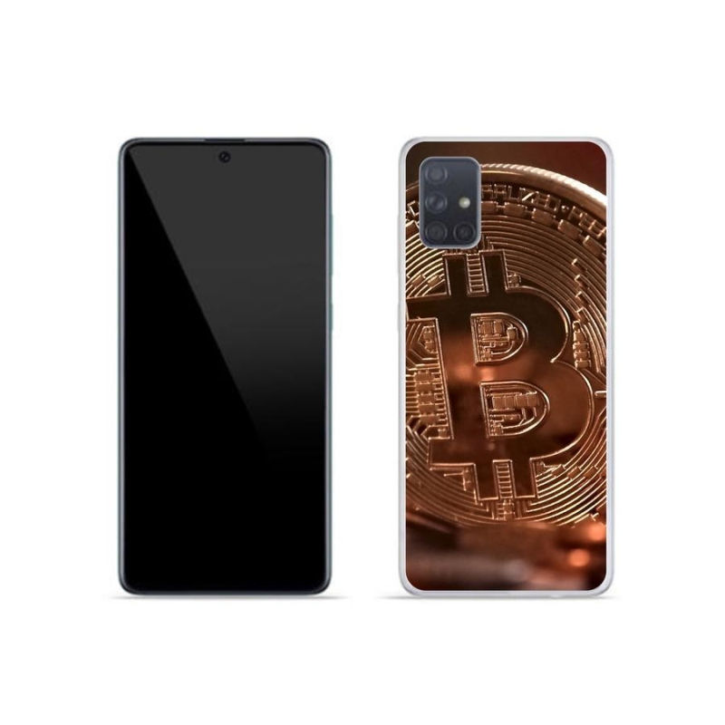 Gelové pouzdro mmCase na mobil Samsung Galaxy A51 - bitcoin