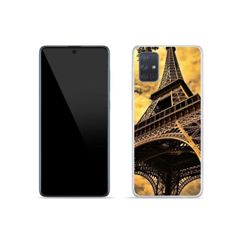 Gelové pouzdro mmCase na mobil Samsung Galaxy A51 - eiffelova věž