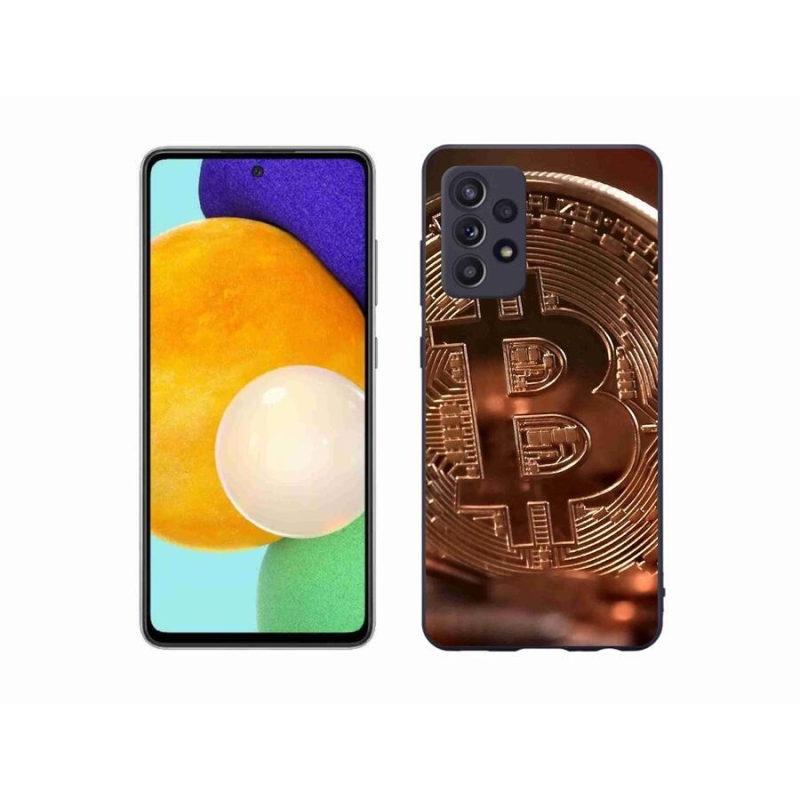 Gelové pouzdro mmCase na mobil Samsung Galaxy A52/A52 5G - bitcoin