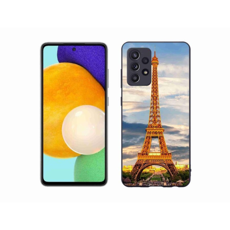 Gelové pouzdro mmCase na mobil Samsung Galaxy A52/A52 5G - eiffelova věž 3