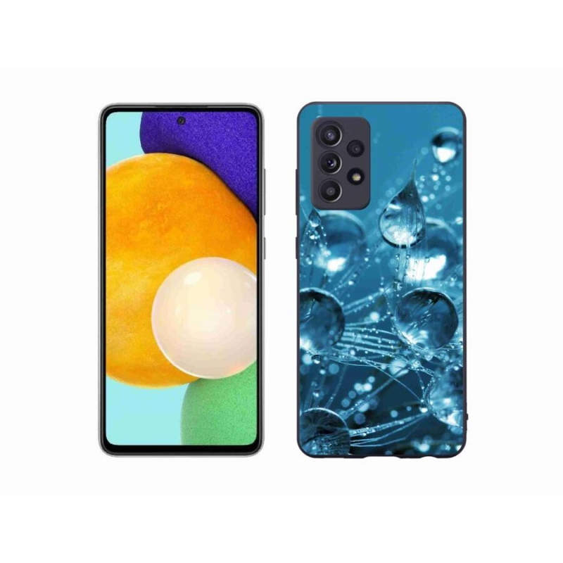 Gelové pouzdro mmCase na mobil Samsung Galaxy A52/A52 5G - kapky vody