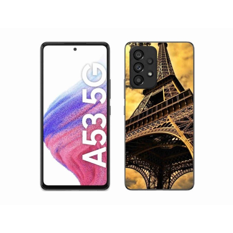 Gelové pouzdro mmCase na mobil Samsung Galaxy A53 5G - eiffelova věž