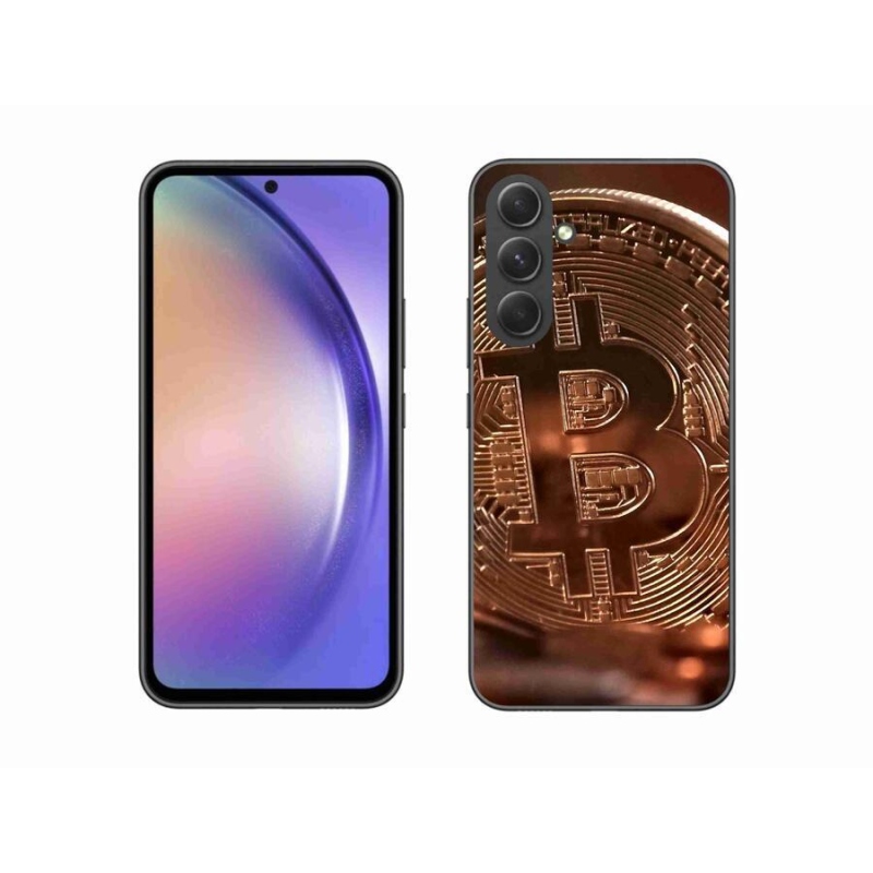 Gelové pouzdro mmCase na mobil Samsung Galaxy A54 5G - bitcoin