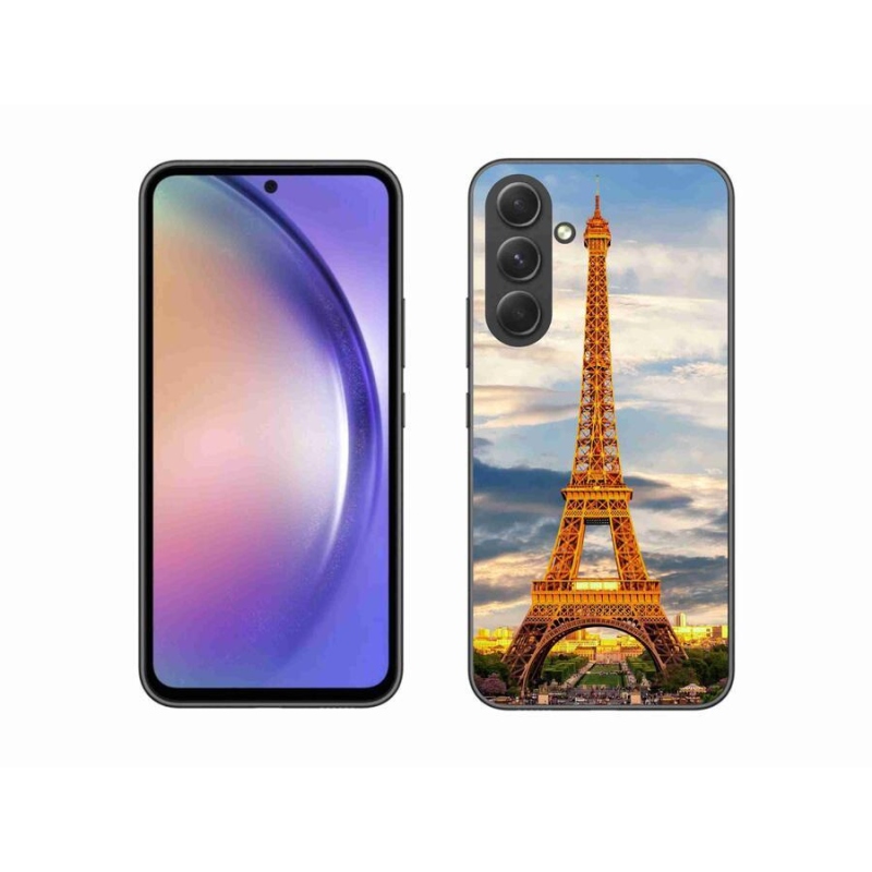 Gelové pouzdro mmCase na mobil Samsung Galaxy A54 5G - eiffelova věž 3