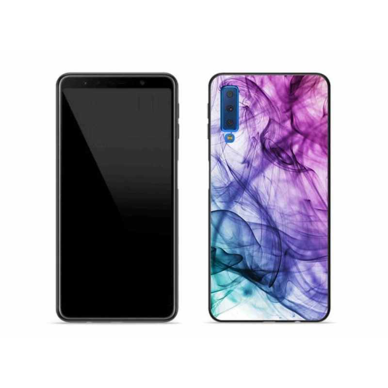 Gelové pouzdro mmCase na mobil Samsung Galaxy A7 (2018) - abstraktní vzor