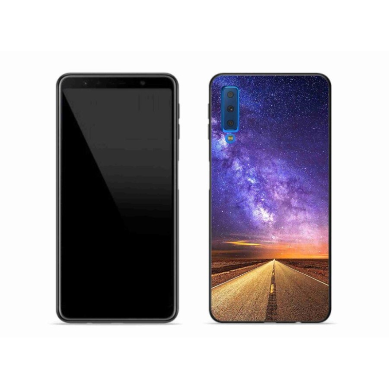 Gelové pouzdro mmCase na mobil Samsung Galaxy A7 (2018) - americká silnice