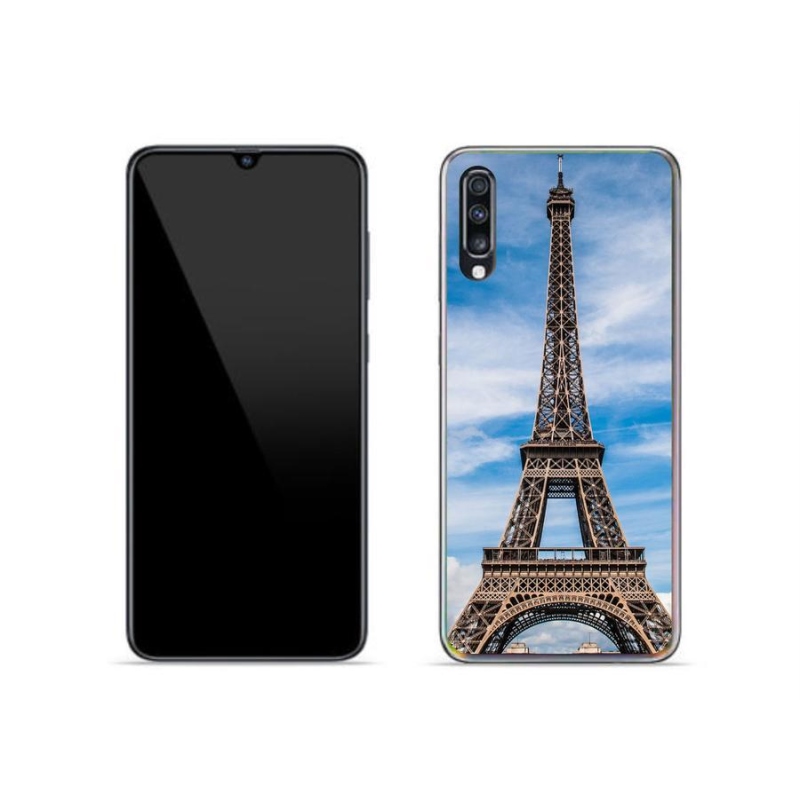 Gelové pouzdro mmCase na mobil Samsung Galaxy A70 - eiffelova věž 4