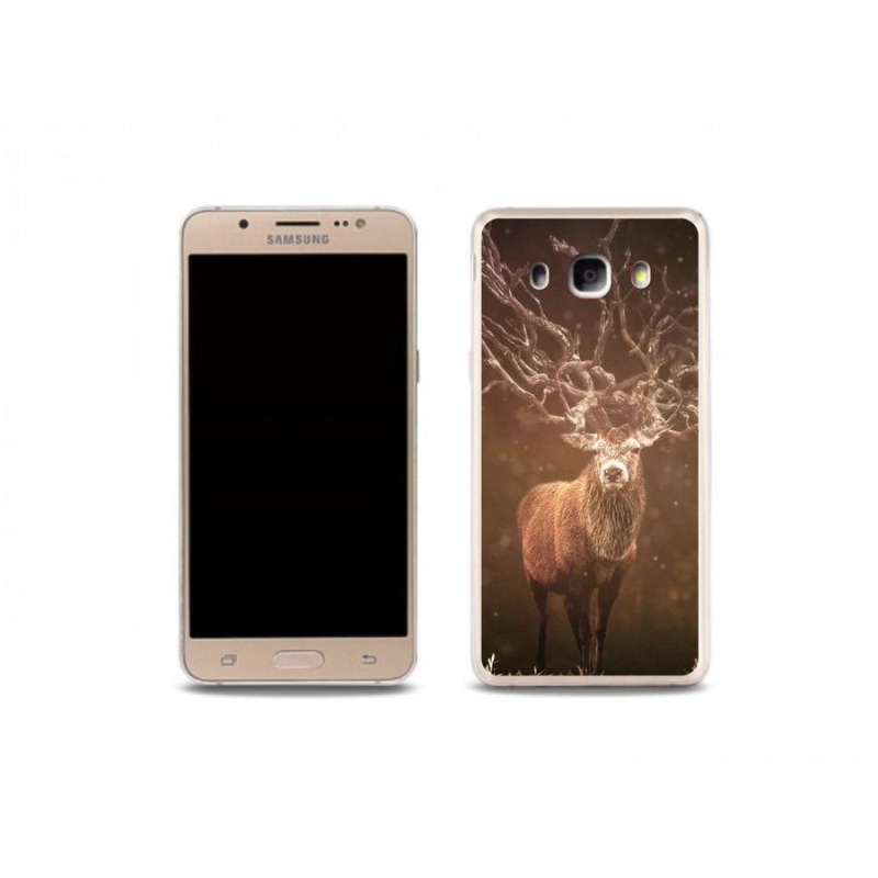 Gelové pouzdro mmCase na mobil Samsung Galaxy J5 (2016) - jelen v záři