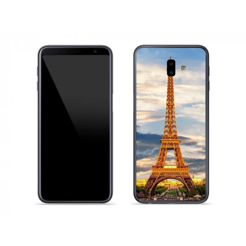 Gelové pouzdro mmCase na mobil Samsung Galaxy J6 Plus - eiffelova věž 3