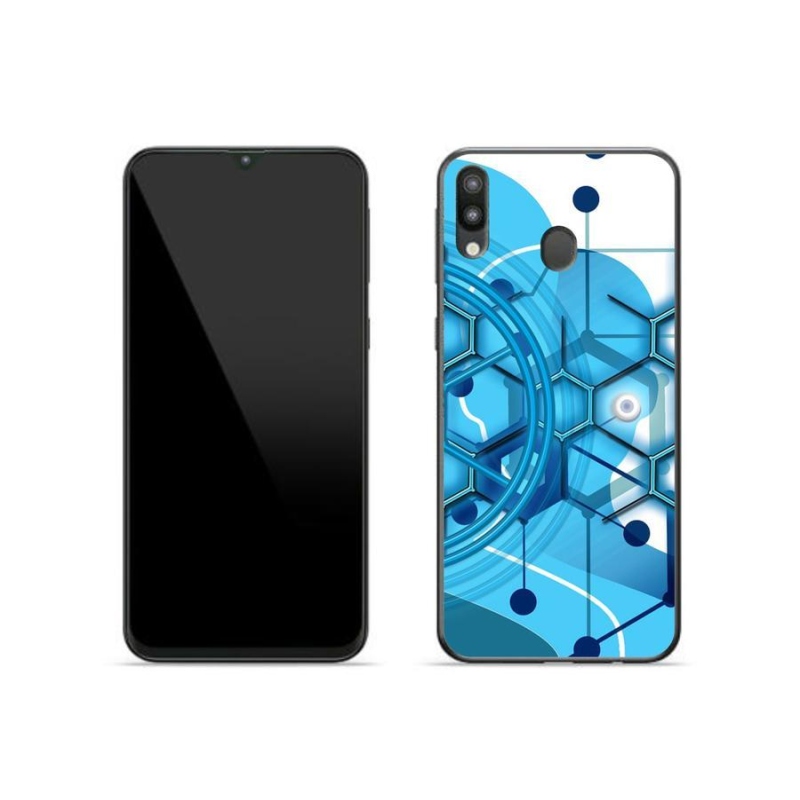 Gelové pouzdro mmCase na mobil Samsung Galaxy M20 - abstraktní vzor 2