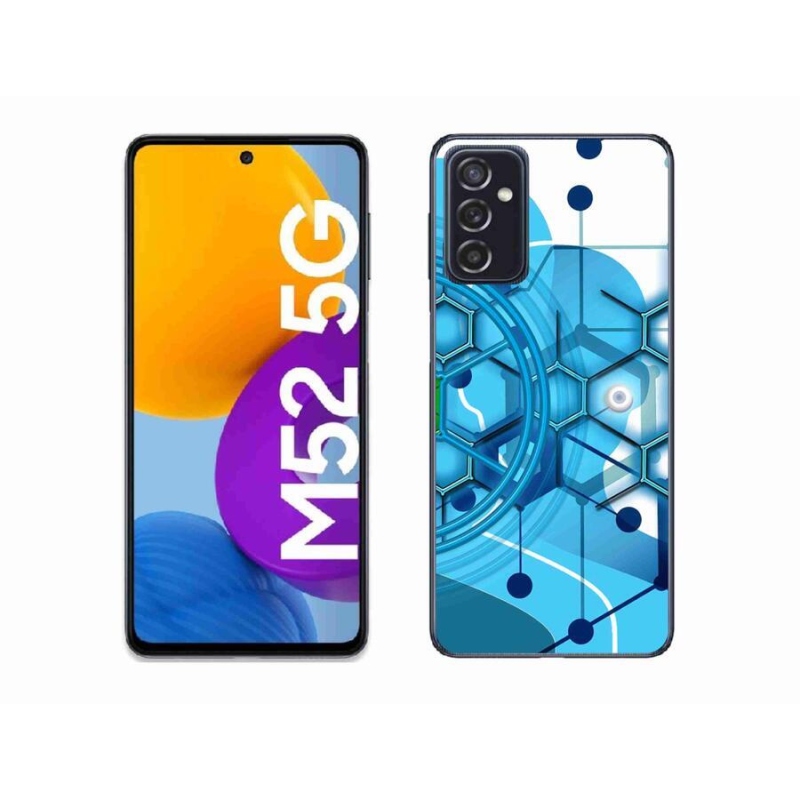Gelové pouzdro mmCase na mobil Samsung Galaxy M52 5G - abstraktní vzor 2