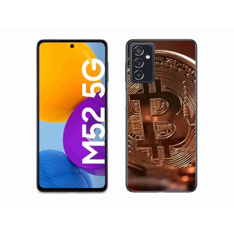 Gelové pouzdro mmCase na mobil Samsung Galaxy M52 5G - bitcoin