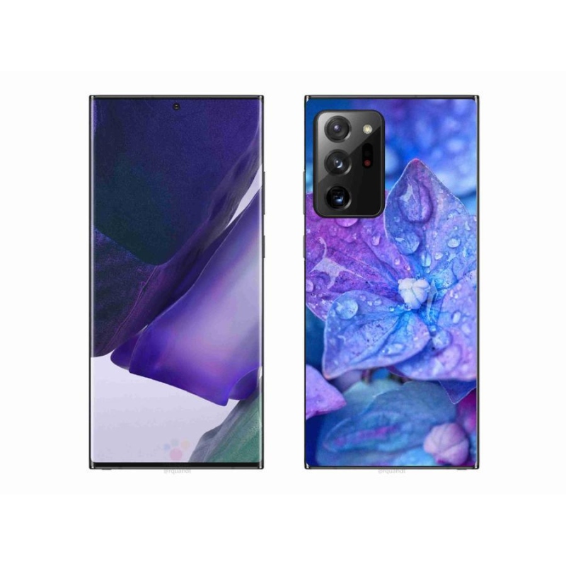 Gelové pouzdro mmCase na mobil Samsung Galaxy Note 20 Ultra - fialový květ