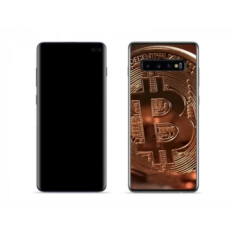 Gelové pouzdro mmCase na mobil Samsung Galaxy S10 - bitcoin