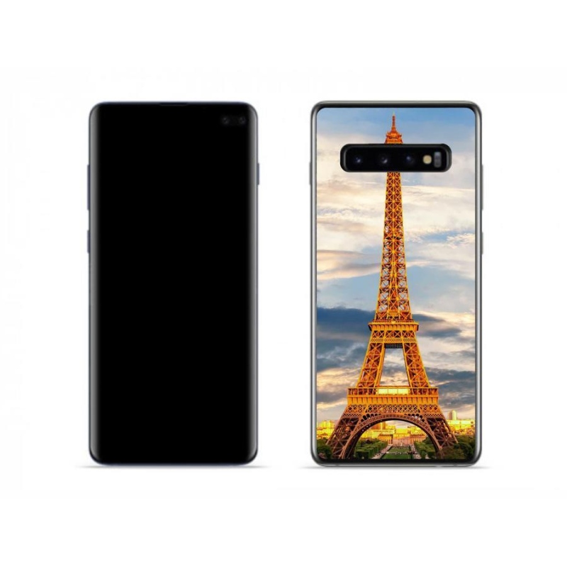 Gelové pouzdro mmCase na mobil Samsung Galaxy S10 - eiffelova věž 3
