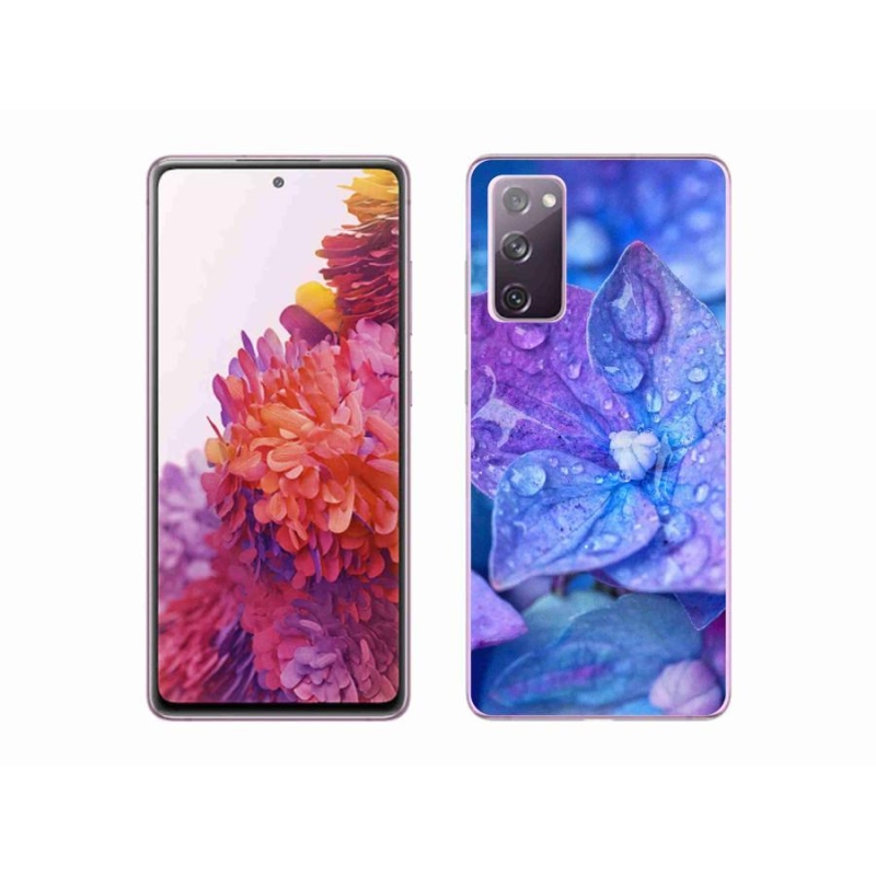 Gelové pouzdro mmCase na mobil Samsung Galaxy S20 FE - fialový květ