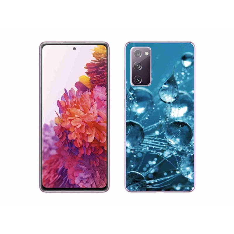 Gelové pouzdro mmCase na mobil Samsung Galaxy S20 FE - kapky vody