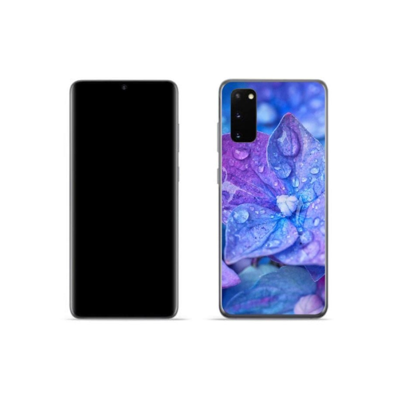 Gelové pouzdro mmCase na mobil Samsung Galaxy S20 - fialový květ