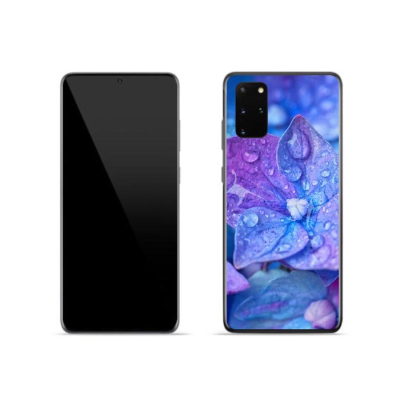 Gelové pouzdro mmCase na mobil Samsung Galaxy S20 Plus - fialový květ