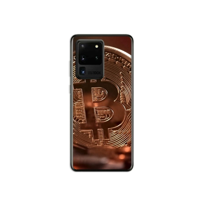 Gelové pouzdro mmCase na mobil Samsung Galaxy S20 Ultra - bitcoin