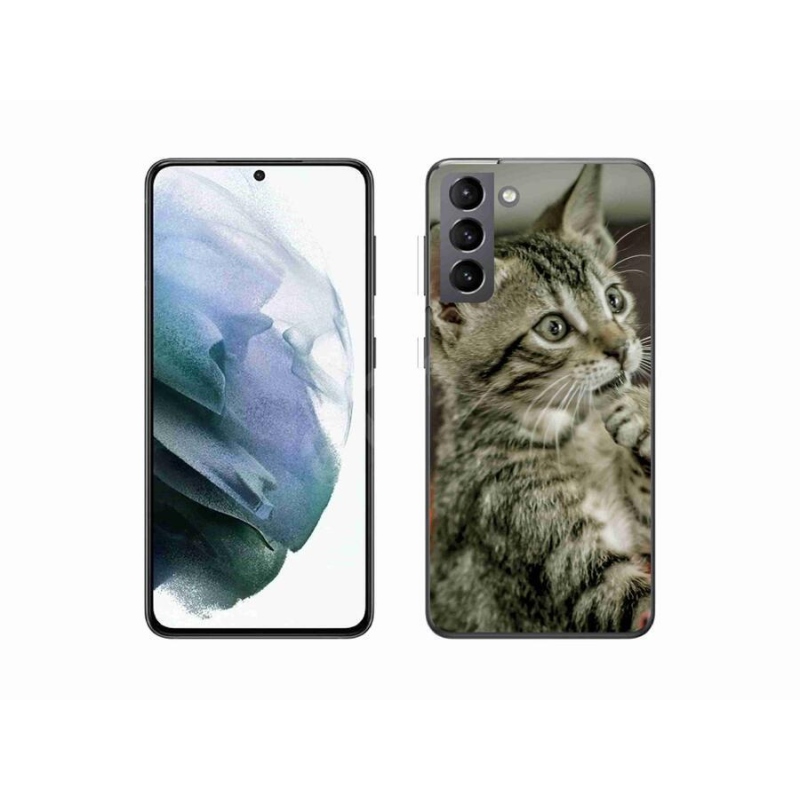 Gelové pouzdro mmCase na mobil Samsung Galaxy S21 - roztomilá kočka