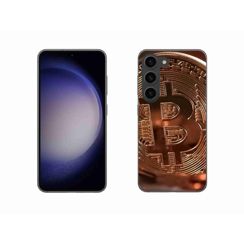 Gelové pouzdro mmCase na mobil Samsung Galaxy S23 5G - bitcoin
