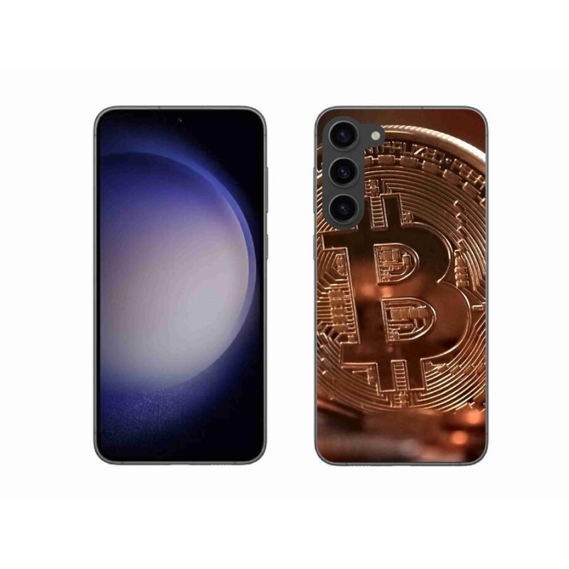Gelové pouzdro mmCase na mobil Samsung Galaxy S23+ 5G - bitcoin