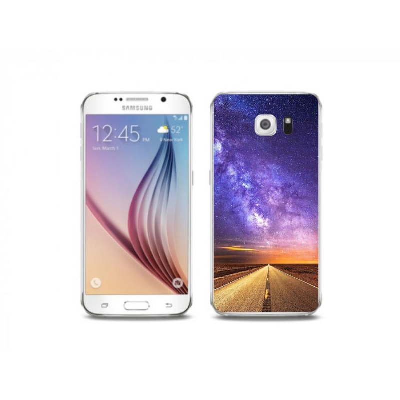 Gelové pouzdro mmCase na mobil Samsung Galaxy S6 - americká silnice