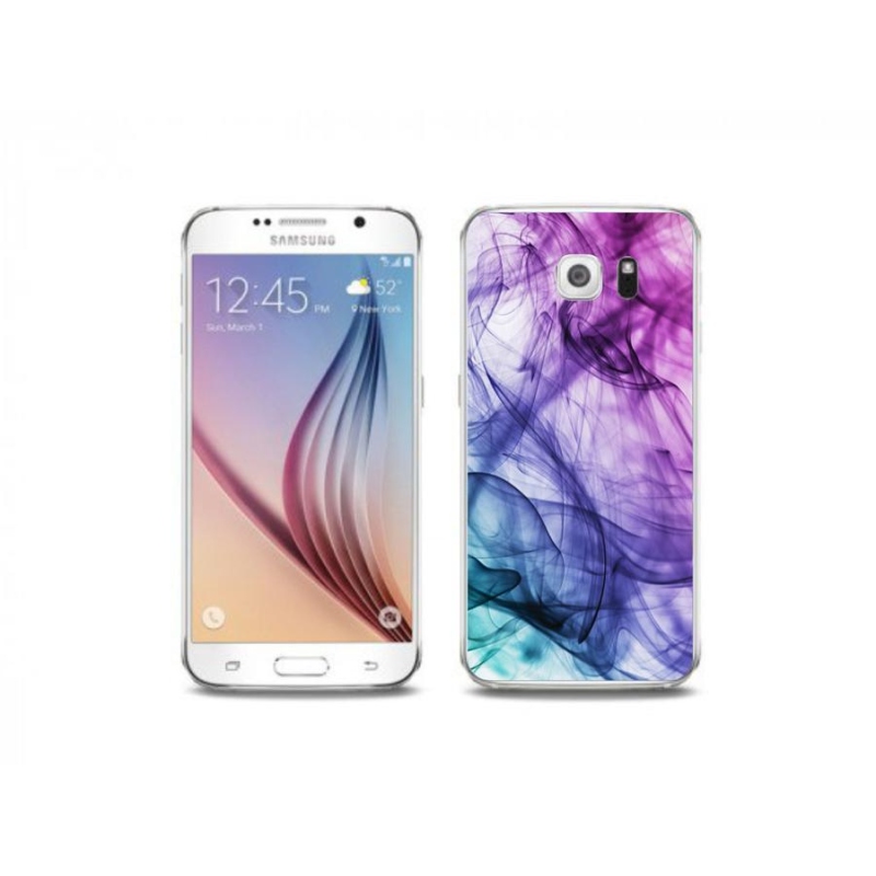 Gelové pouzdro mmCase na mobil Samsung Galaxy S6 Edge - abstraktní vzor
